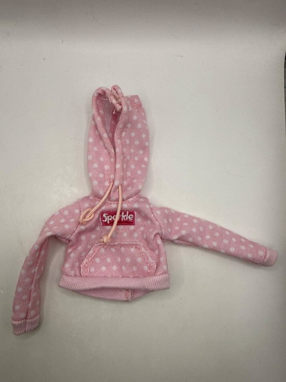 Rainbow High Doll Clothes Pink Polka Dot Sparkle Hoodie Avery Styles Y2K Coquett